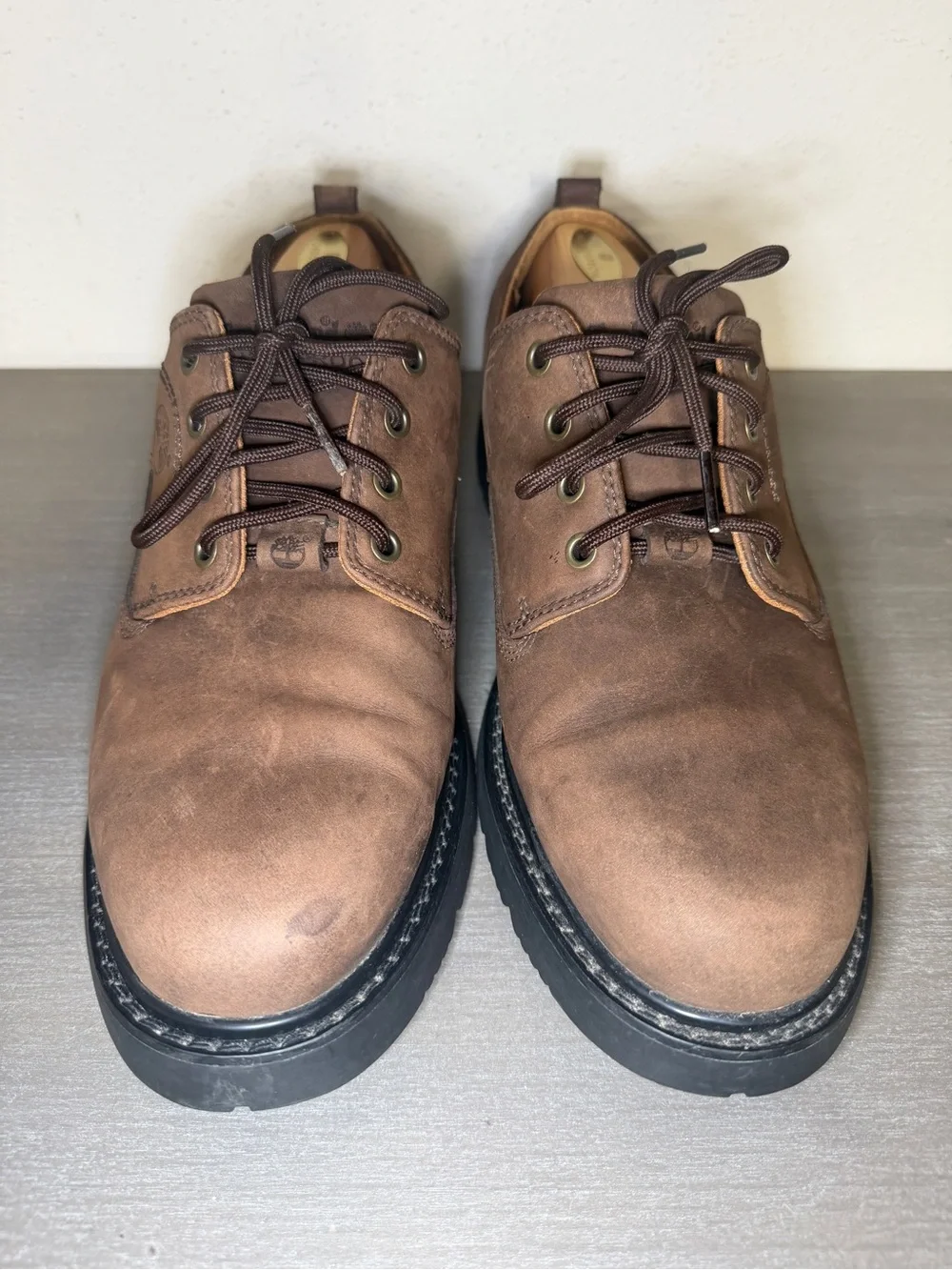 Men's Timberland Oxford Dress Shoes, Brown, Size 11M Leather Shoes Waterproof